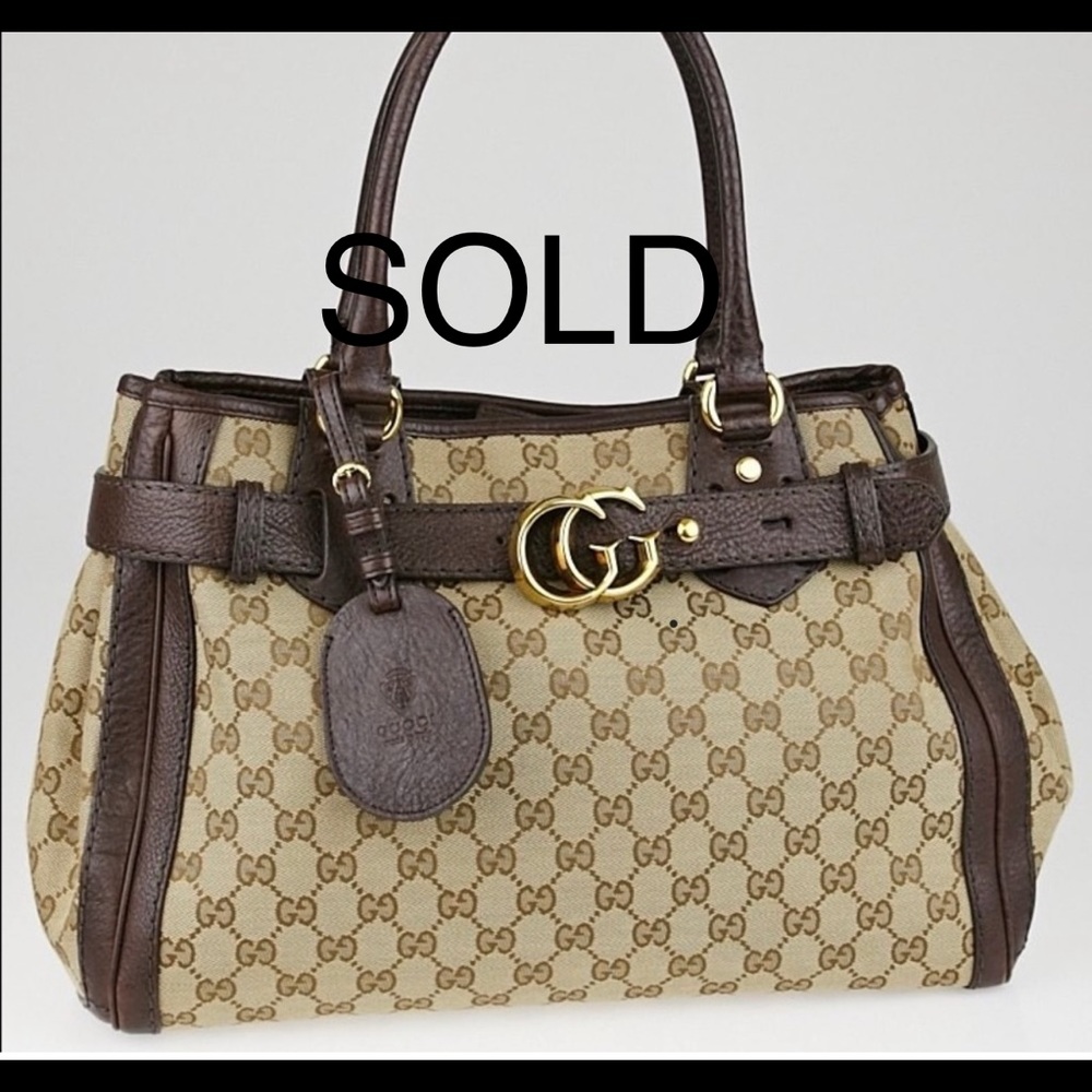 Gucci GG Running Canvas Medium Bag - Picture 1 of 12